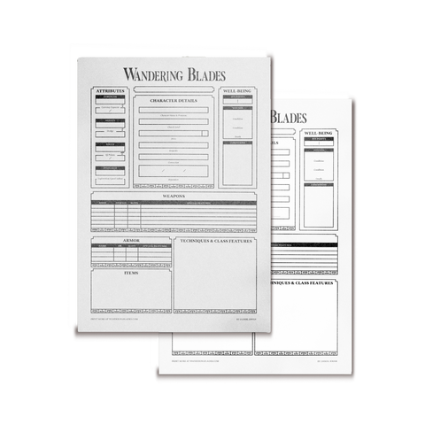 Wandering Blades Quickstart | From Daniel Kwan