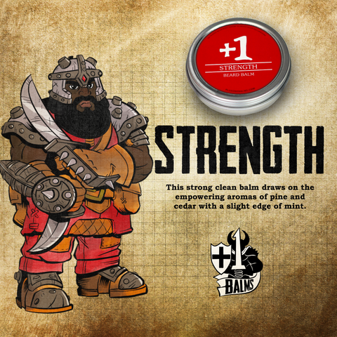 +1 Strength | Stat Boosting Beard Balm