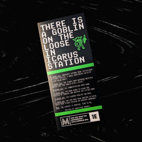 There is a Goblin on the Loose in Icarus Station