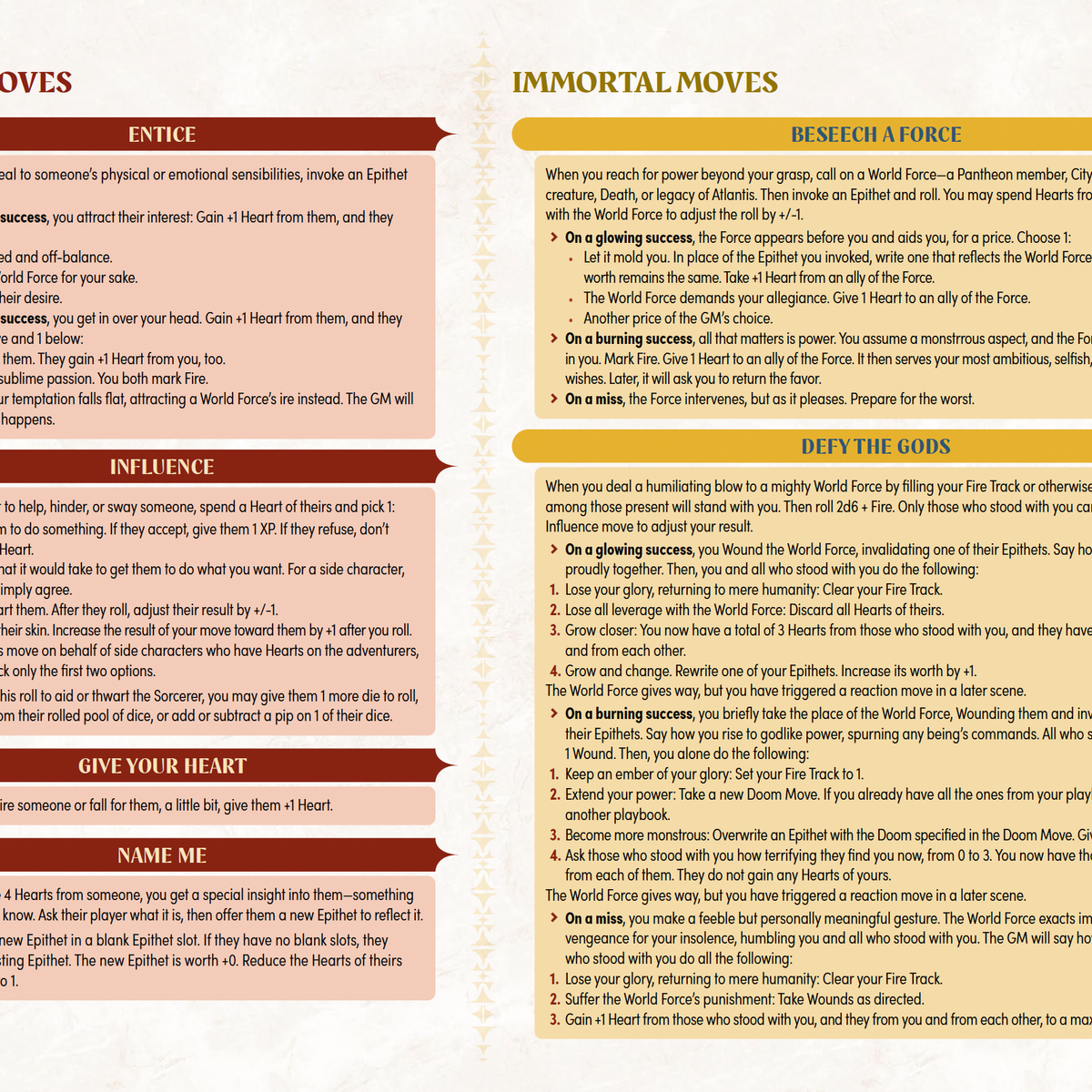 Defy the Gods Quickstart