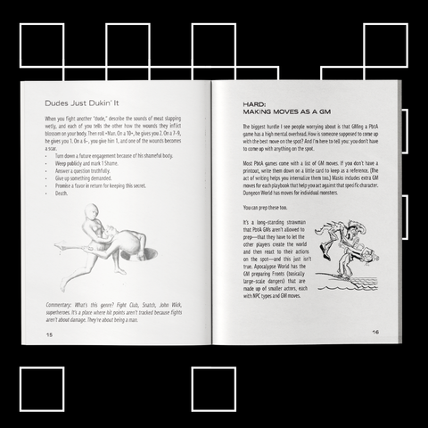 Make Hard Moves Zine By Aaron King