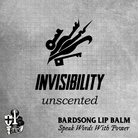Invisibility - Unscented Bard Song Lip Balm