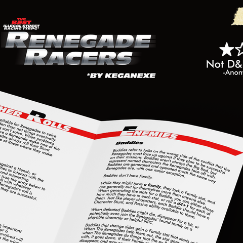 Renegade Racers by Kegan.Exe